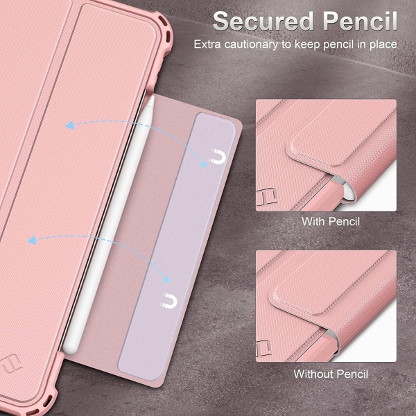 Fintie Hybrid Serisi iPad Pro nce Klf (11 in)(4/3.Nesil)(MIL-STD-810G)-Pink