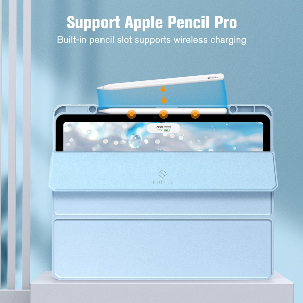 Fintie Hybrid iPad Air Klf (13 in)-Sky Blue