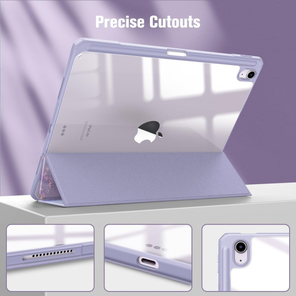 Fintie Hybrid iPad Air Klf (13 in)-Lilac Marble 