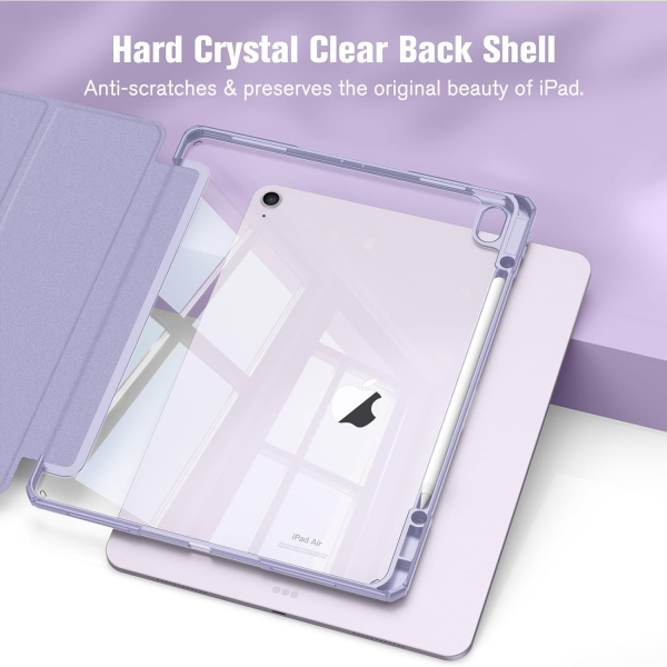 Fintie Hybrid iPad Air Klf (13 in)-Lilac Marble 