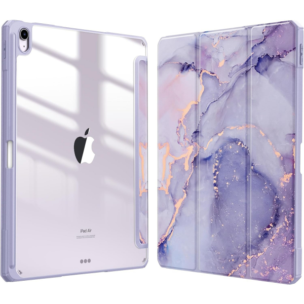 Fintie Hybrid iPad Air Klf (13 in)-Lilac Marble 