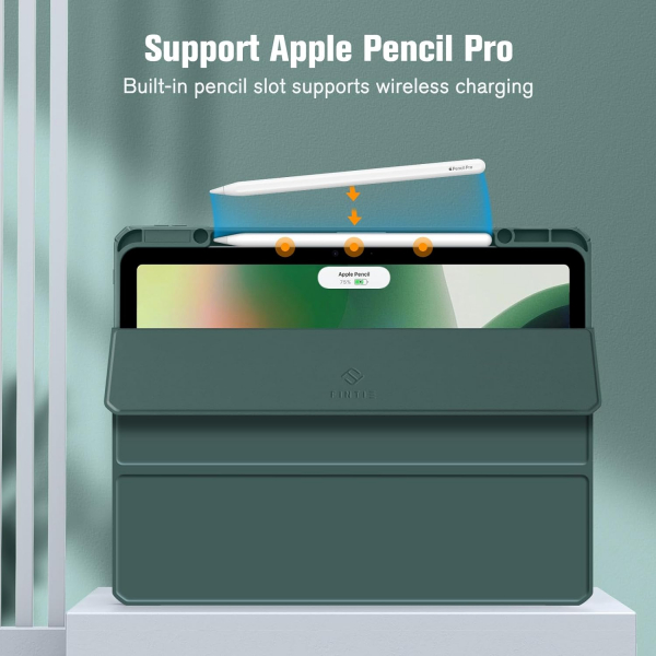Fintie Hybrid iPad Air Klf (13 in)-Midnight Green