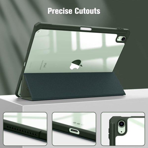 Fintie Hybrid iPad Air 6.Nesil Klf (11 in)-Alpine Green