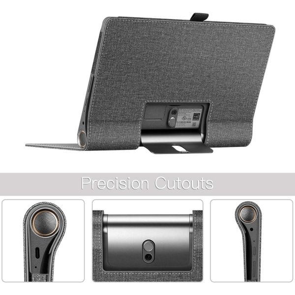 Fintie Lenovo Yoga Smart Tab nce Klf (10.1 in)-Gray