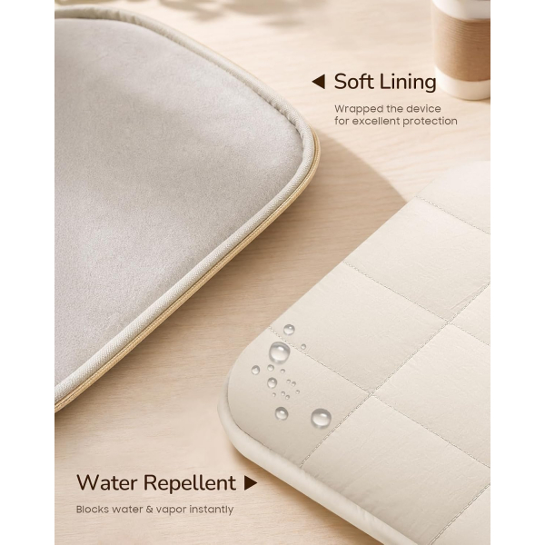 Fintie Kapitone MacBook Neo Laptop �antas� (13 in�)-Beige
