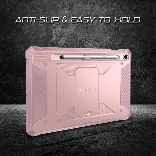 Fintie Kickstandl Galaxy Tab S9 FE Klf -Rose Gold