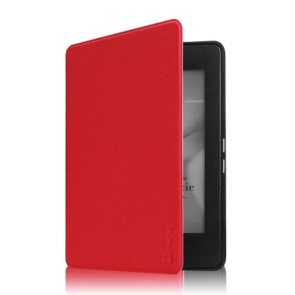 Fintie Kindle Paperwhite Blade Serisi Deri Klf-Red