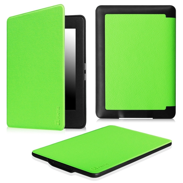 Fintie Kindle Paperwhite Blade Serisi Deri Klf-Green