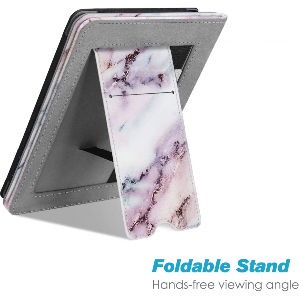 Fintie Kindle Paperwhite Klf (6 in)(10.Nesil)-Marble Pink
