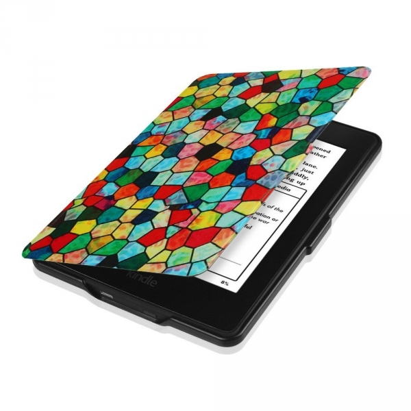 Fintie Kindle Paperwhite SmartShell Klf (Tm Versiyonlar in)-Stained Glass Mosaic