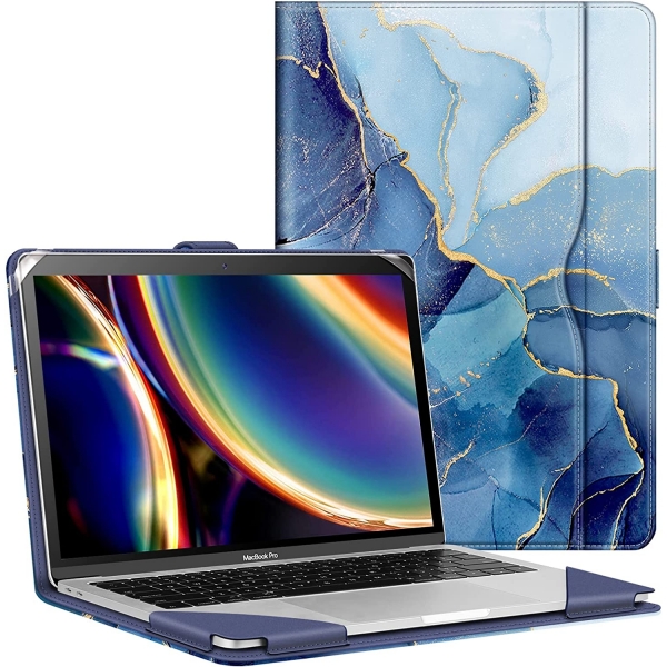 Fintie MacBook Air/Pro Korumal Klf (13/13.6 in)-Ocean Marble