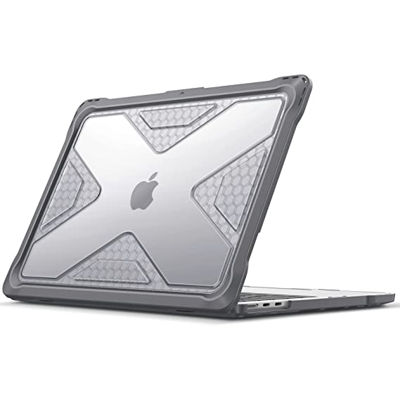 Fintie MacBook Air M2 Sert Kapakl Klf (13.6 in)(2022)-Gray