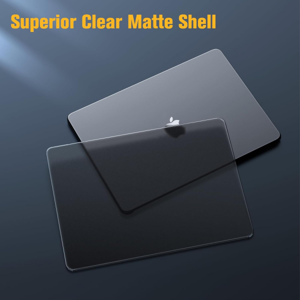 Fintie MacBook Pro M4 Mat Klf (16 in)-Frost Black