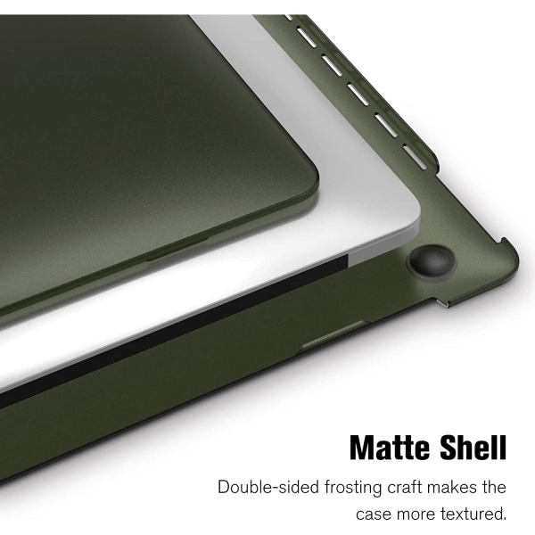 Fintie MacBook Pro effaf Kapakl Klf (13 in)(2022)-Frost Midnight Green