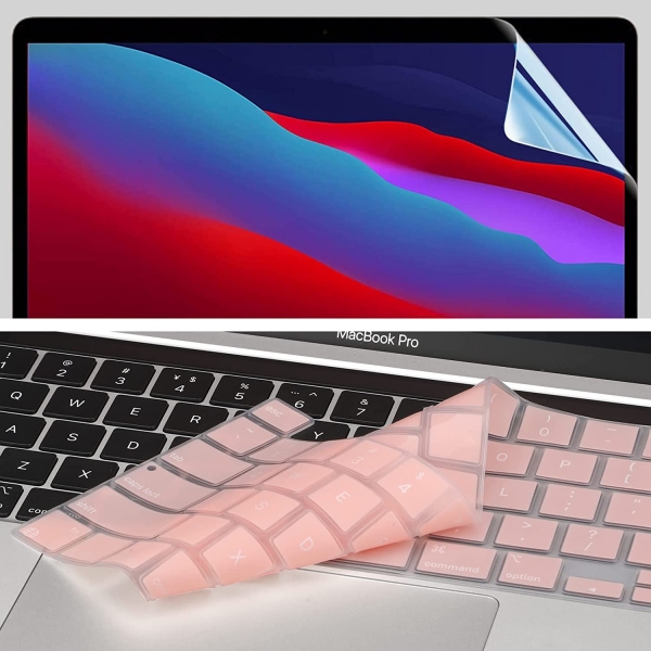 Fintie MacBook Pro effaf Kapakl Klf (13 in)(2022)-Frost Pink