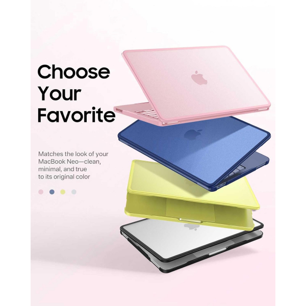 Fintie MacBook Neo Laptop K�l�f�-Blush