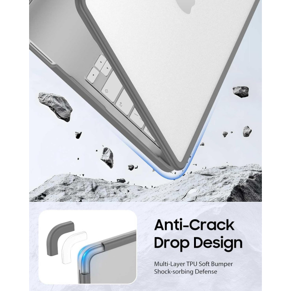 Fintie MacBook Neo Laptop K�l�f�-Gray