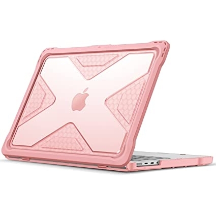 Fintie MacBook Pro Koruyucu Sert Kapakl Klf (14 in)-Rose Gold