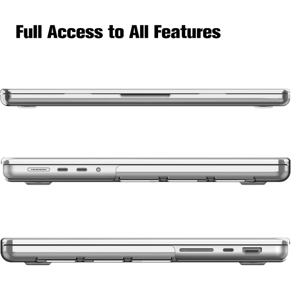 Fintie MacBook Pro effaf Klf(16 in)-Crystal Gray