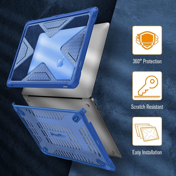 Fintie MacBook Air Koruyucu Klf (13.3 in)(M1)-Blue