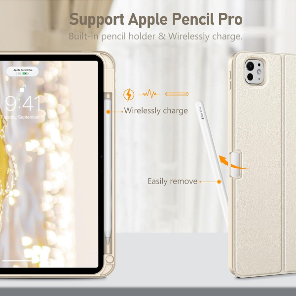 Fintie Apple iPad Pro M4 Klavyeli Klf (11 in)-Starlight