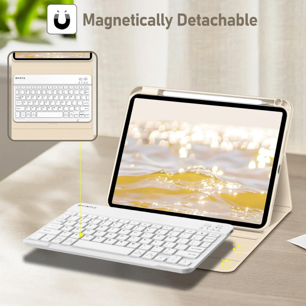 Fintie Apple iPad Pro M4 Klavyeli Klf (11 in)-Starlight