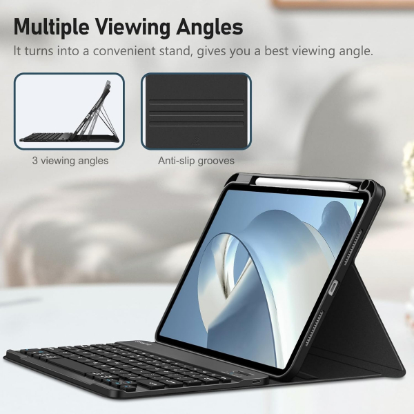 Fintie Apple iPad Pro M4 Klavyeli Klf (11 in)-Black