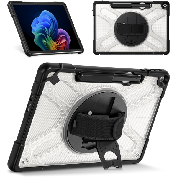 Fintie Microsoft Surface Pro 12 Darbeye Dayankl Klf -Transparent 