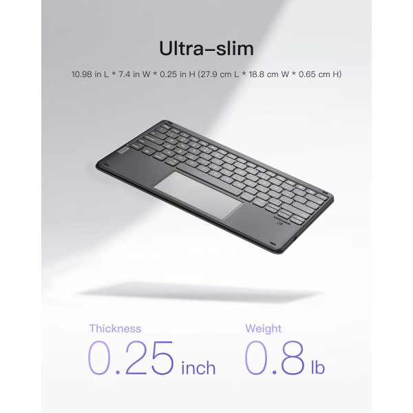 Inateck KB01103 iOS Uyumlu Bluetooth Klavye 