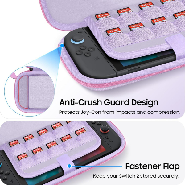 Fintie Nintendo Switch 2 Tama antas-Purple