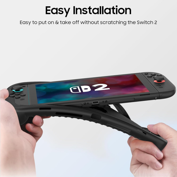 Fintie Nintendo Switch 2 Darbeye Dayankl Klf-Black