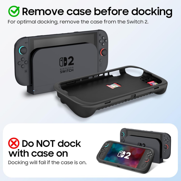 Fintie Nintendo Switch 2 Darbeye Dayankl Klf-Black