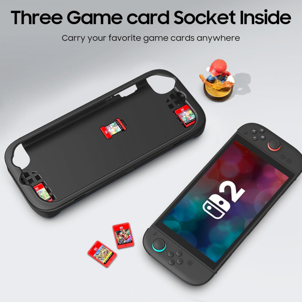 Fintie Nintendo Switch 2 Darbeye Dayankl Klf-Black