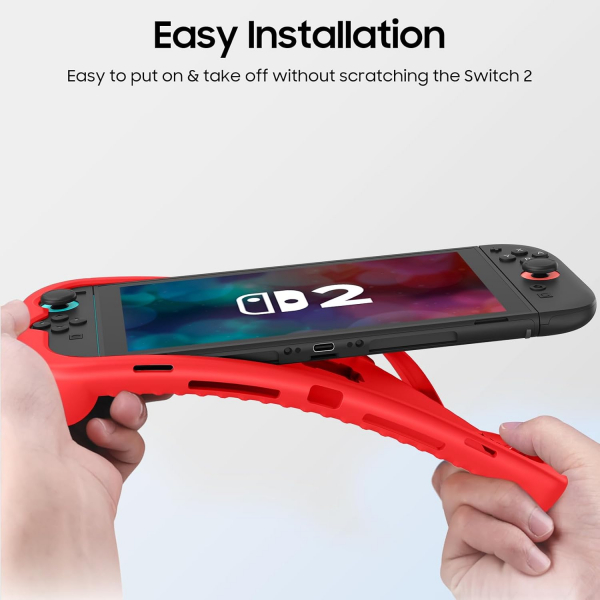 Fintie Nintendo Switch 2 Darbeye Dayankl Klf-Red