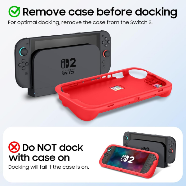 Fintie Nintendo Switch 2 Darbeye Dayankl Klf-Red