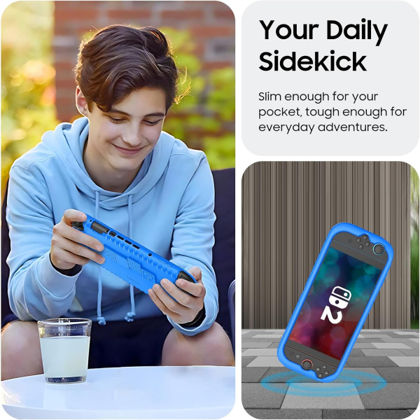 Fintie Nintendo Switch 2 Darbeye Dayankl Klf-Blue