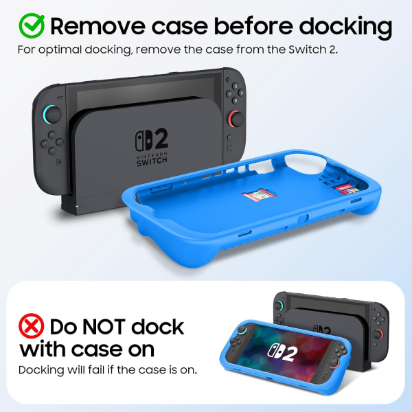 Fintie Nintendo Switch 2 Darbeye Dayankl Klf-Blue