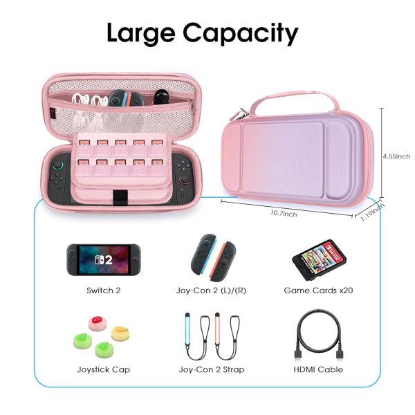 Fintie Nintendo Switch 2 Tama antas-Fantasy Ombre