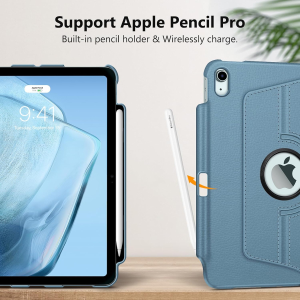 Fintie Rotating iPad Air Klf (13 in)-Ocean Blue