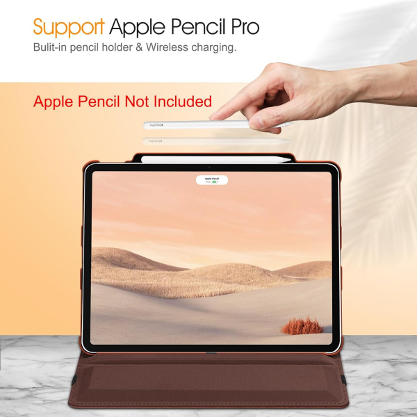Fintie Rotating iPad Pro Klf (13 in)-Brown