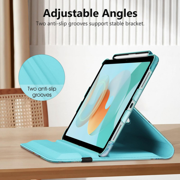 Fintie Rotating iPad Air Klf (13 in)-Emerald Marble