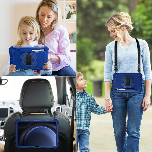 Ztotop Samsung Galaxy Tab S10 FE Rugged Klf-Blue