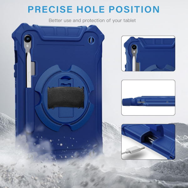 Ztotop Samsung Galaxy Tab S10 FE Rugged Klf-Blue