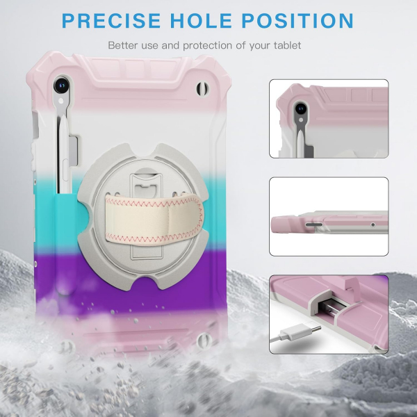 Ztotop Samsung Galaxy Tab S10 FE Rugged Klf-Colorful