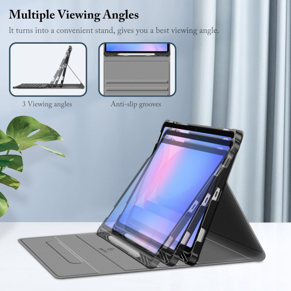 Fintie Samsung Galaxy Tab S10 FE Klavyeli Klf-Black