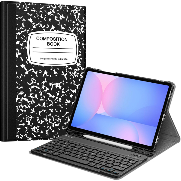 Fintie Samsung Galaxy Tab S10 FE Klavyeli Klf-Composition Book
