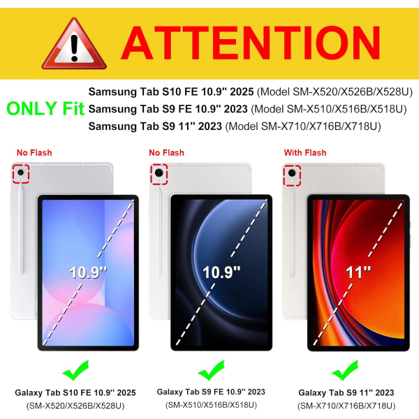 Fintie Samsung Galaxy Tab S10 FE Klf-Gray