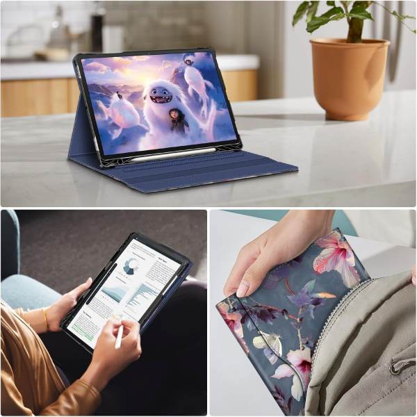 Fintie Samsung Galaxy Tab S10 FE Klf-Blooming Hibiscus 