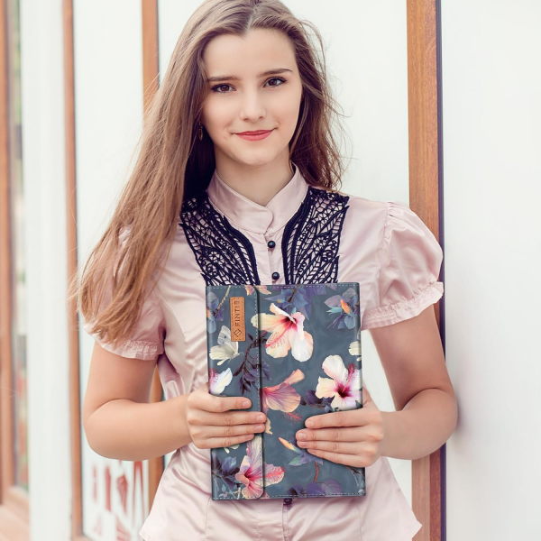 Fintie Samsung Galaxy Tab S10 FE Klf-Blooming Hibiscus 