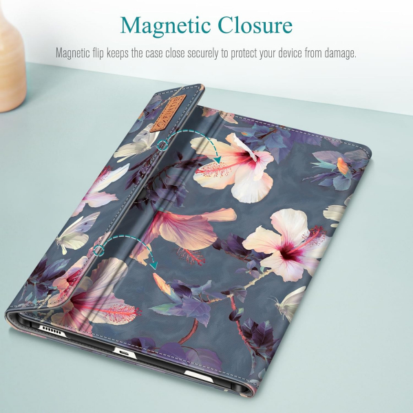 Fintie Samsung Galaxy Tab S10 FE Klf-Blooming Hibiscus 